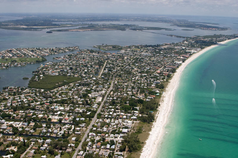 Venice Florida Area Aerial Photograph